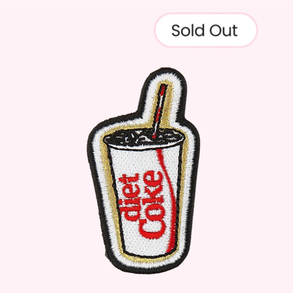 SCL x Diet Coke fountain soda patch ♥️